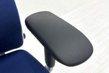オカムラ コーラルチェア ハイバック 中古 2018年製 可動肘 中古オフィス家具 OKAMURA Choral 中古チェア 事務椅子 OAチェアの画像
