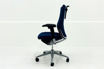 オカムラ コーラルチェア ハイバック 中古 2018年製 可動肘 中古オフィス家具 OKAMURA Choral 中古チェア 事務椅子 OAチェアの画像