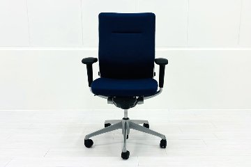 オカムラ コーラルチェア ハイバック 中古 2018年製 可動肘 中古オフィス家具 OKAMURA Choral 中古チェア 事務椅子 OAチェアの画像