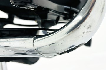 オカムラ コンテッサチェア 中古 OKAMURA Contessa 座クッション 固定肘 中古オフィス家具 ポリッシュフレーム ブラックの画像