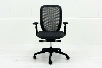 オカムラ シルフィーチェア 中古 2020年製 ハイバック 可動肘 OKAMURA Sylphy 中古オフィスチェア 中古オフィス家具 ミディアムグレーの画像