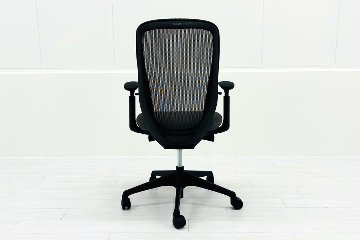 オカムラ シルフィーチェア 中古 2020年製 ハイバック 可動肘 OKAMURA Sylphy 中古オフィスチェア 中古オフィス家具 ミディアムグレーの画像