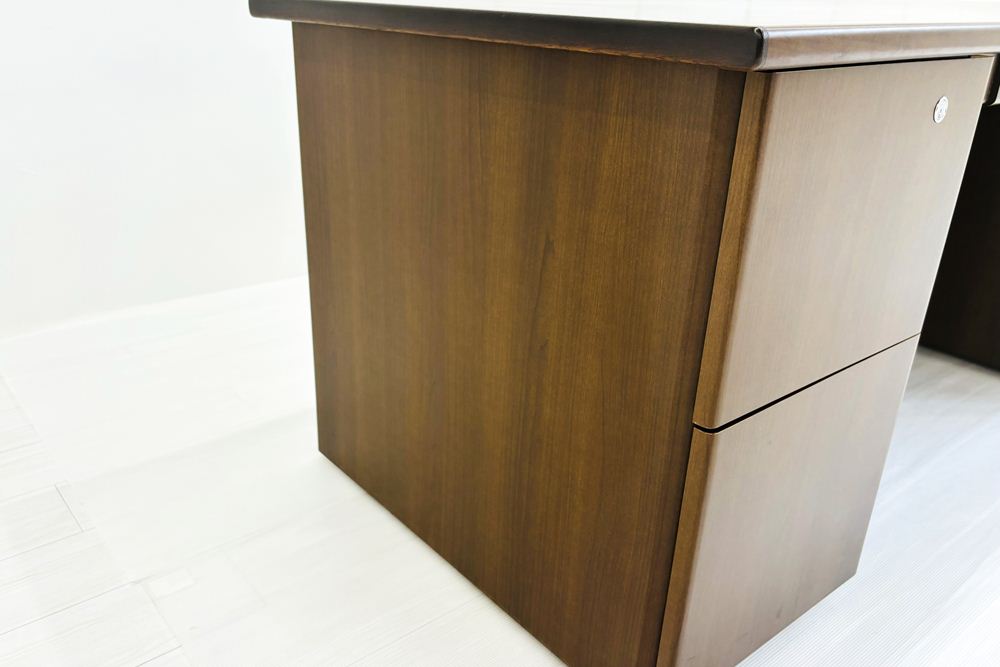 オカムラ 役員デスク 両袖机 役員机 中古 DX-2 エグゼクティブデスク 中古オフィス家具 1800/800/720の画像