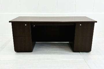 オカムラ 役員デスク 両袖机 役員机 中古 DX-2 エグゼクティブデスク 中古オフィス家具 1800/800/720の画像