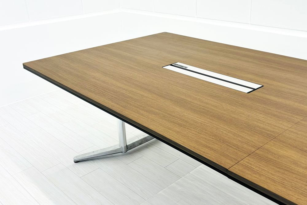 オカムラ ラティオ 中古 幅3600 大型会議テーブル ミーティングテーブル 会議机 RATIO 中古オフィス家具 3600/1200/720の画像