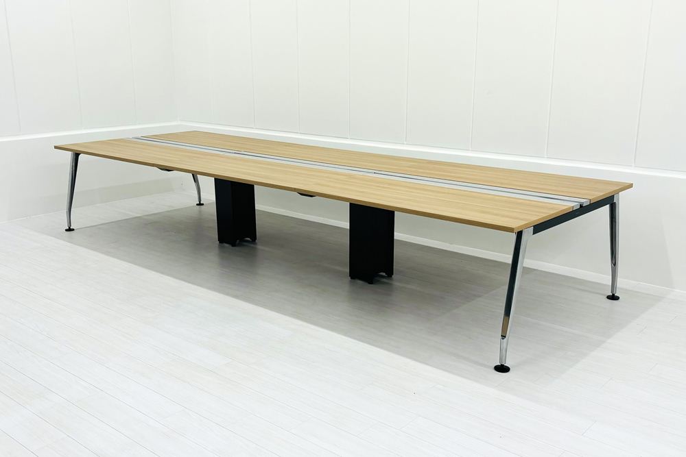 コクヨ サイビ 中古 フリーアドレス 幅4200 saibi デスクシステム 中古オフィス家具 4200/1435/720の画像