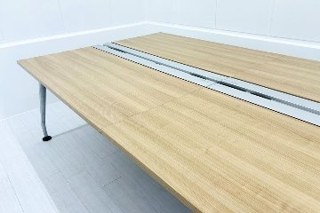【ポリッシュ脚ピカピカ磨き有！】コクヨ サイビ 中古 フリーアドレス 幅4200 saibi デスクシステム 中古オフィス家具 4200/1435/720の画像