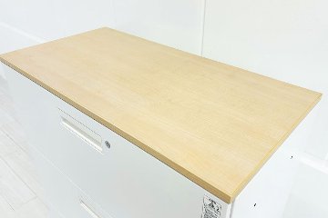 3段ラテラル スチール書庫 中古 ラテラル書庫 コクヨ エディア 収納家具 中古オフィス家具 ホワイト シリンダー錠 900/450/1130の画像
