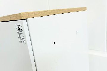 3段ラテラル スチール書庫 中古 ラテラル書庫 コクヨ エディア 収納家具 中古オフィス家具 ホワイト シリンダー錠 900/450/1130の画像