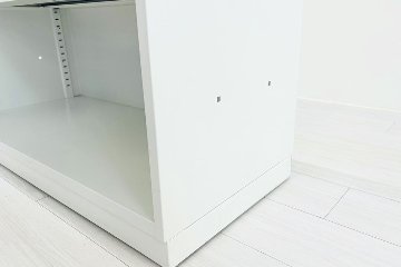 2段オープン書庫 スチール書庫 中古 コクヨ エディア 収納家具 中古オフィス家具 ホワイト 900/400/760の画像