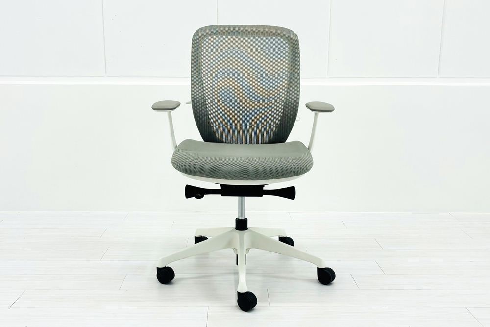 オカムラ シルフィーチェア ローバック グレー | 中古オフィス