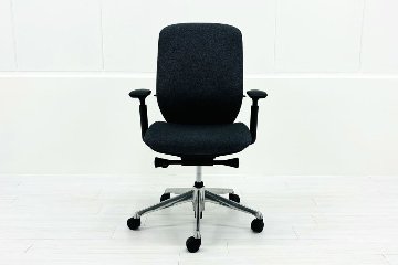 シルフィーチェア オカムラ 中古 2017年製 ハイバック 可動肘 Sylphy クッション 中古オフィス家具 中古オフィスチェア インディゴの画像