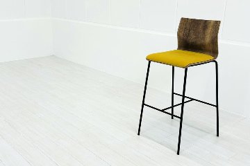 オカムラ Alt Piazza(アルトピアッツァ)シリーズ 中古 ミーティングチェア ハイチェア 中古オフィス家具 カフェチェア 多目的チェアの画像