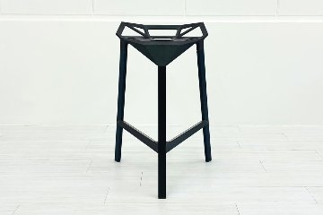 【4脚セット】MAGIS Stool_One Konstantin Grcic 中古 マジス スツールワン コンスタンチン・グルチッチ ミーティングチェア 中古オフィス家具 ダークグレー系色の画像