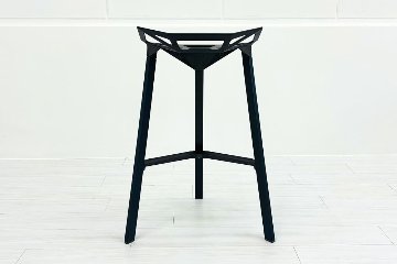 【4脚セット】MAGIS Stool_One Konstantin Grcic 中古 マジス スツールワン コンスタンチン・グルチッチ ミーティングチェア 中古オフィス家具 ダークグレー系色の画像