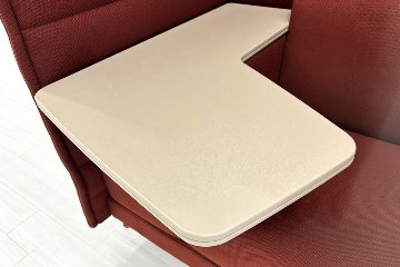 ヴィトラ アルコーヴソファ 中古 Vitra Alcove sofa ハイバックソファ ワークブース 中古オフィス家具 1240/960/1370 ワインレッド系色の画像