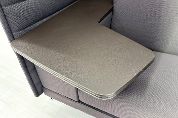ヴィトラ アルコーヴソファ 中古 Vitra Alcove sofa ハイバックソファ ワークブース 中古オフィス家具 1240/960/1370 パープル系色の画像