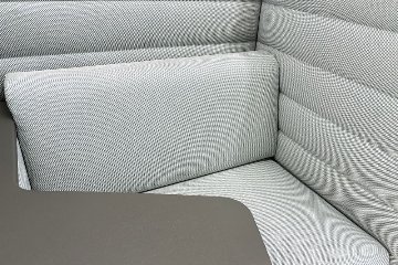 ヴィトラ アルコーヴソファ 中古 Vitra Alcove sofa ハイバックソファ ワークブース 中古オフィス家具 1240/960/1370 ライトブルー系色の画像