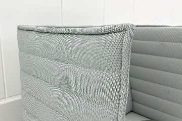 ヴィトラ アルコーヴソファ 中古 Vitra Alcove sofa ハイバックソファ ワークブース 中古オフィス家具 1240/960/1370 ライトブルー系色の画像