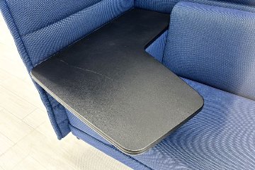 ヴィトラ アルコーヴソファ 中古 Vitra Alcove sofa ハイバックソファ ワークブース 中古オフィス家具 1240/960/1370 ブルー系色の画像