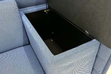 ヴィトラ アルコーヴソファ 中古 Vitra Alcove sofa ハイバックソファ ワークブース 中古オフィス家具 1240/960/1370 ブルー系色の画像
