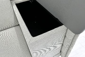 ヴィトラ アルコーヴソファ 中古 Vitra Alcove sofa ハイバックソファ ワークブース 中古オフィス家具 1240/960/1370 グレー系色の画像