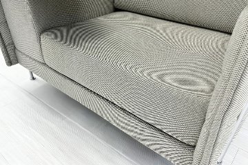 ヴィトラ アルコーヴソファ 中古 Vitra Alcove sofa ハイバックソファ ワークブース 中古オフィス家具 1240/960/1370 グレー系色の画像