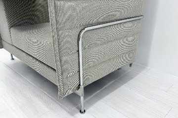 ヴィトラ アルコーヴソファ 中古 Vitra Alcove sofa ハイバックソファ ワークブース 中古オフィス家具 1240/960/1370 グレー系色の画像