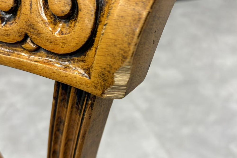 イタリア Bakokko社 中古 ビンテージチェア ダイニングチェア 中古オフィス家具 カフェチェア 多目的チェア レザー ブラウンの画像