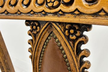 イタリア Bakokko社 中古 ビンテージチェア ダイニングチェア 中古オフィス家具 カフェチェア 多目的チェア レザー ブラウンの画像