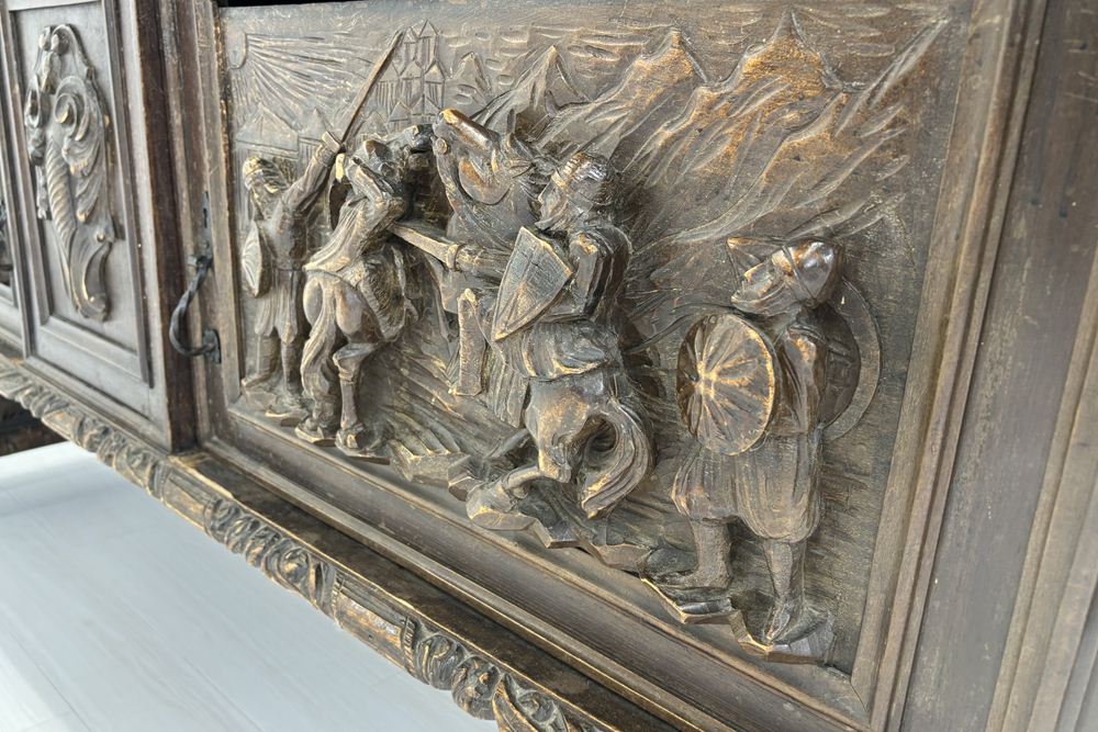ヴィクトリアンマホガニー 19世紀 イギリス キャビネット ビンテージ家具 中古 サイドボード 中古オフィス家具 の画像