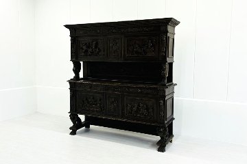 ヴィクトリアンマホガニー 19世紀 イギリス キャビネット ビンテージ家具 中古 サイドボード 中古オフィス家具 の画像