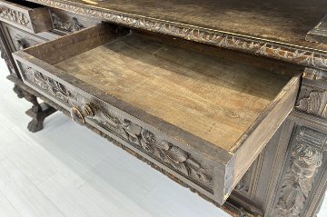 ヴィクトリアンマホガニー 19世紀 イギリス キャビネット ビンテージ家具 中古 サイドボード 中古オフィス家具 の画像