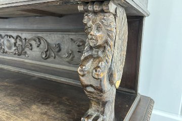 ヴィクトリアンマホガニー 19世紀 イギリス キャビネット ビンテージ家具 中古 サイドボード 中古オフィス家具 の画像