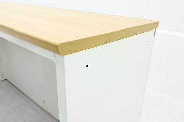 演台 インフォメーションカウンター 中古 オカムラ 受付カウンター 中古オフィス家具 ハイカウンター 1880/520/980の画像