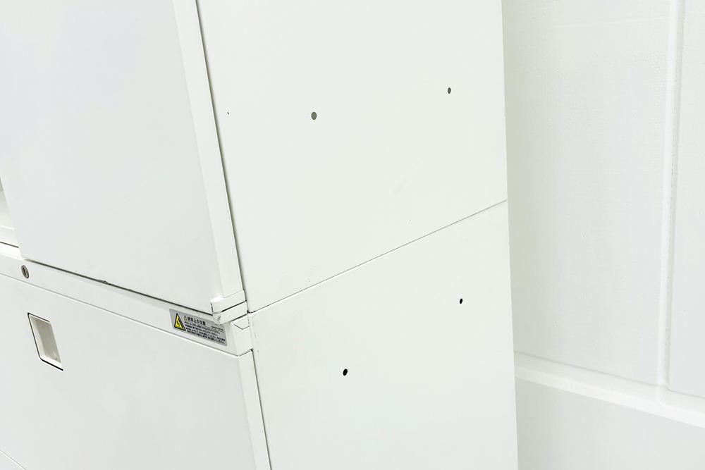 3段ラテラル書庫 両開き書庫 スチール書庫 中古 オカムラ レクトライン 【両開き＋ラテラルセット】 中古オフィス家具 800/450/2150の画像