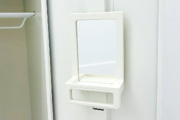 オカムラ FZロッカー 3人用ロッカー スチールロッカー 中古 縦長ロッカーオフィス収納 中古オフィス家具 シリンダー錠 ホワイト 900/515/1790の画像