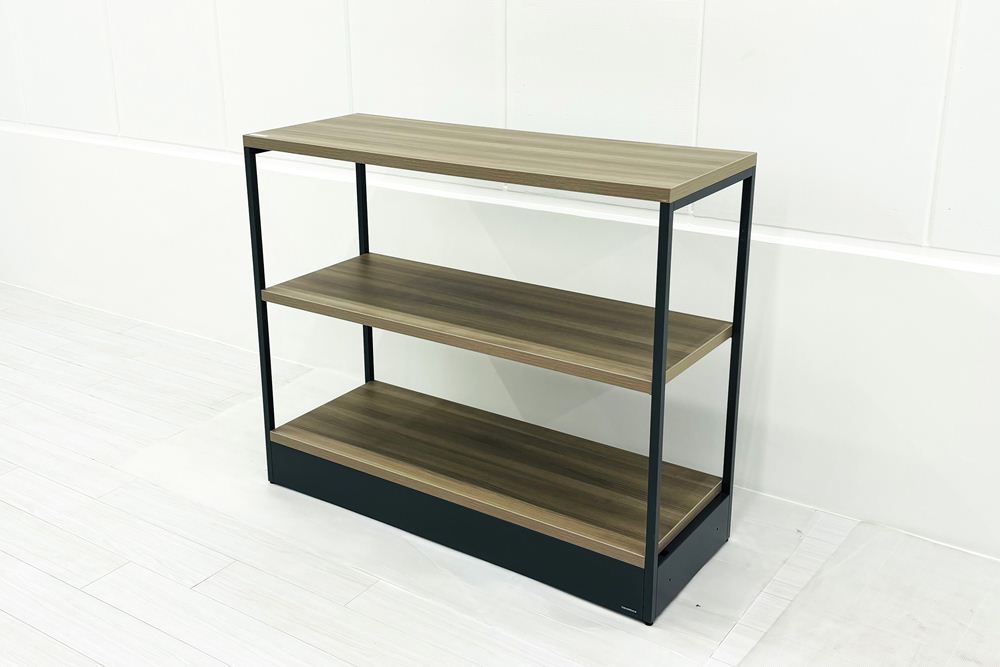 オカムラ ライブス シェルフ 中古 軽量棚 OKAMURA Lives Shelf 中古オフィス家具 オープンシェルフ 1200/450/1000の画像