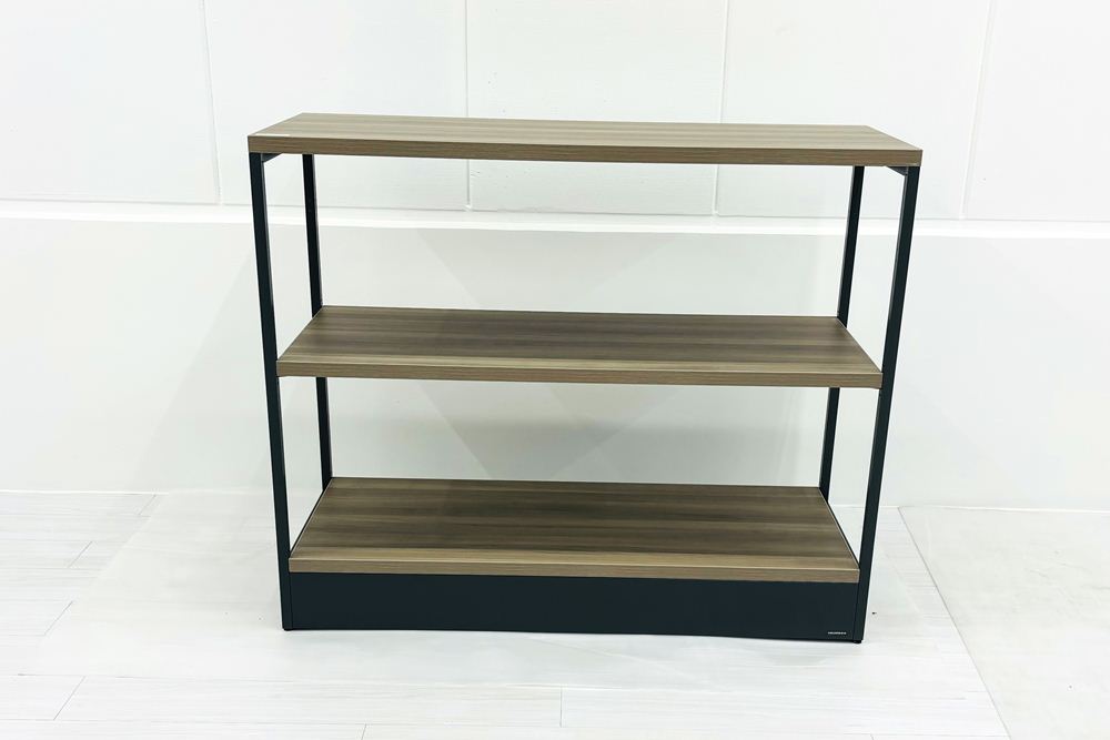 オカムラ ライブス シェルフ 中古 軽量棚 OKAMURA Lives Shelf 中古オフィス家具 オープンシェルフ 1200/450/1000の画像