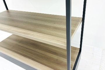 オカムラ ライブス シェルフ 中古 軽量棚 OKAMURA Lives Shelf 中古オフィス家具 オープンシェルフ 1200/450/1000の画像