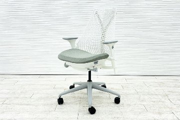 【未開封未使用品】 ハーマンミラー セイルチェア ミドルバック 中古 Herman Miller SAYL Chair 中古オフィス家具 可動肘 グレーの画像