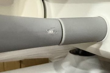 【未開封未使用品】 ハーマンミラー セイルチェア ミドルバック 中古 Herman Miller SAYL Chair 中古オフィス家具 可動肘 グレーの画像