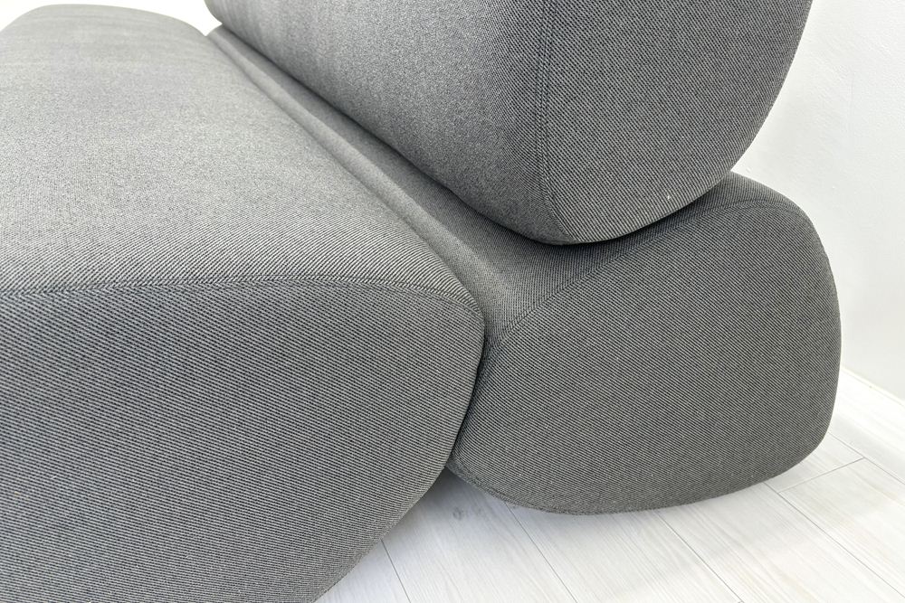 オカムラ ナガレ NAGARE ローバックソファ 中古 2021年製 【2点セット】 ラウンジタイプ ロビーソファ 中古オフィス家具 2250/980/900の画像