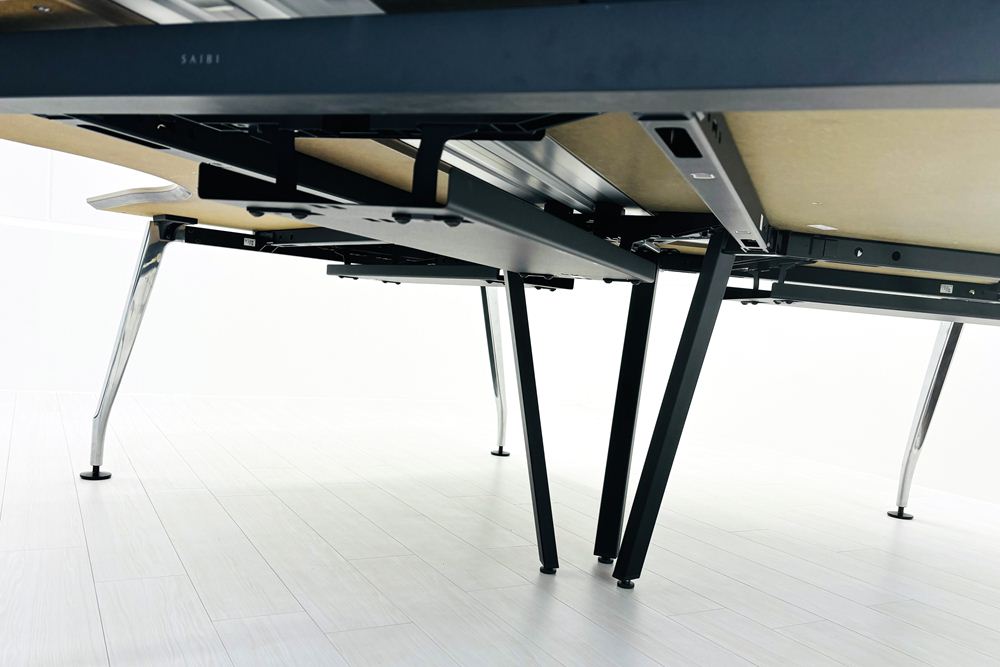 コクヨ SAIBI サイビ ブーメランデスク 中古 【三台一式タイプ】 幅1200 中古オフィス家具の画像