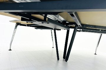 コクヨ SAIBI サイビ ブーメランデスク 中古 【三台一式タイプ】 幅1200 中古オフィス家具の画像