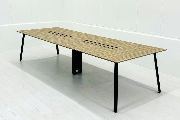 SAIBI TX コクヨ サイビ 中古 大型会議テーブル ミーティングテーブル 幅3200 KOKUYO 会議机 中古オフィス家具 3200/1100/720の画像