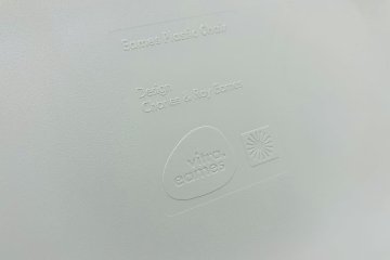 Vitra Eames ヴィトラ イームズチェア 中古 プラスチックチェア Hベース ホワイトの画像