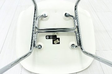 Vitra Eames ヴィトラ イームズチェア 中古 プラスチックチェア Hベース ホワイトの画像