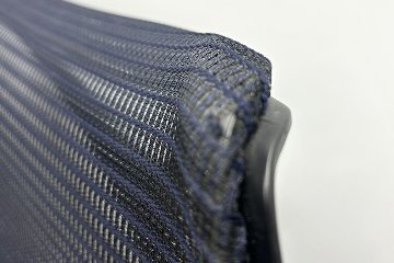 サブリナチェア 中古 オカムラ Sabrina ハイバック 肘無 中古オフィス家具 事務椅子 オフィスチェア ダークブルーの画像