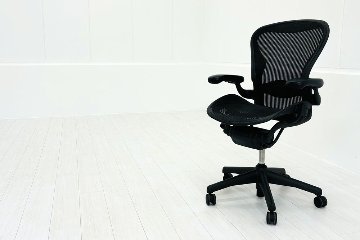 ハーマンミラー アーロンチェア 中古 Bサイズ スタンダード ランバーサポート Herman Miller Aeron Chairs 中古オフィス家具 メッシュの画像